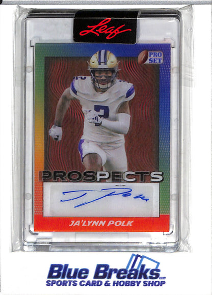 2024 Leaf - Prospects - Pro Set - 3D - Ja'Lynn Polk - 5/15 - #PR-JP2 - Football - Saints - drop