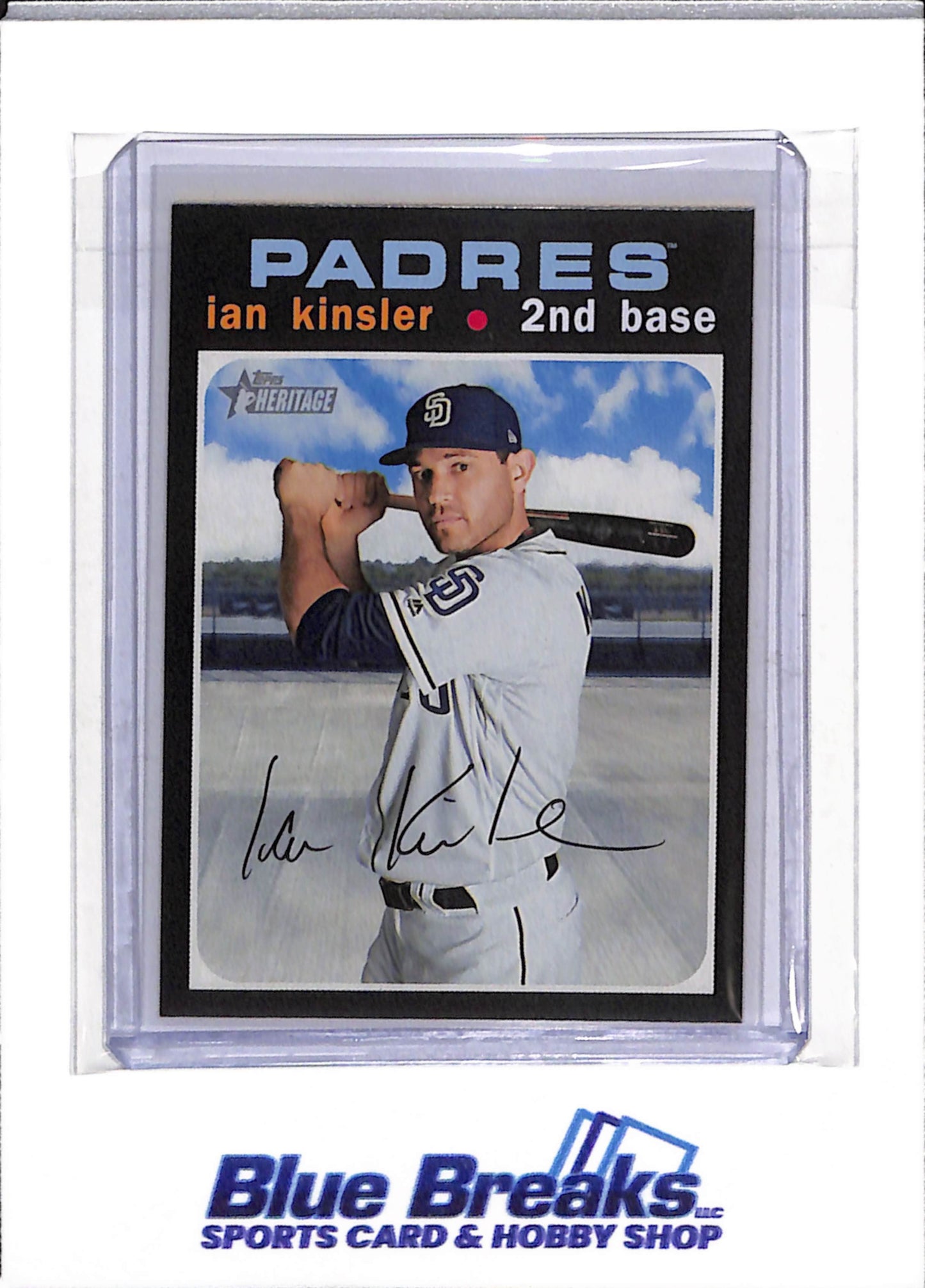 2020 Topps - Heritage - Ian Kinsler - #210 - Baseball - Padres - drop