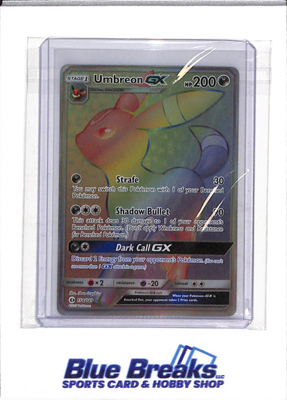 2017 Pokemon - Sun & Moon - Illustration Rare Foil - Umbreon GX - #154/149 - drop