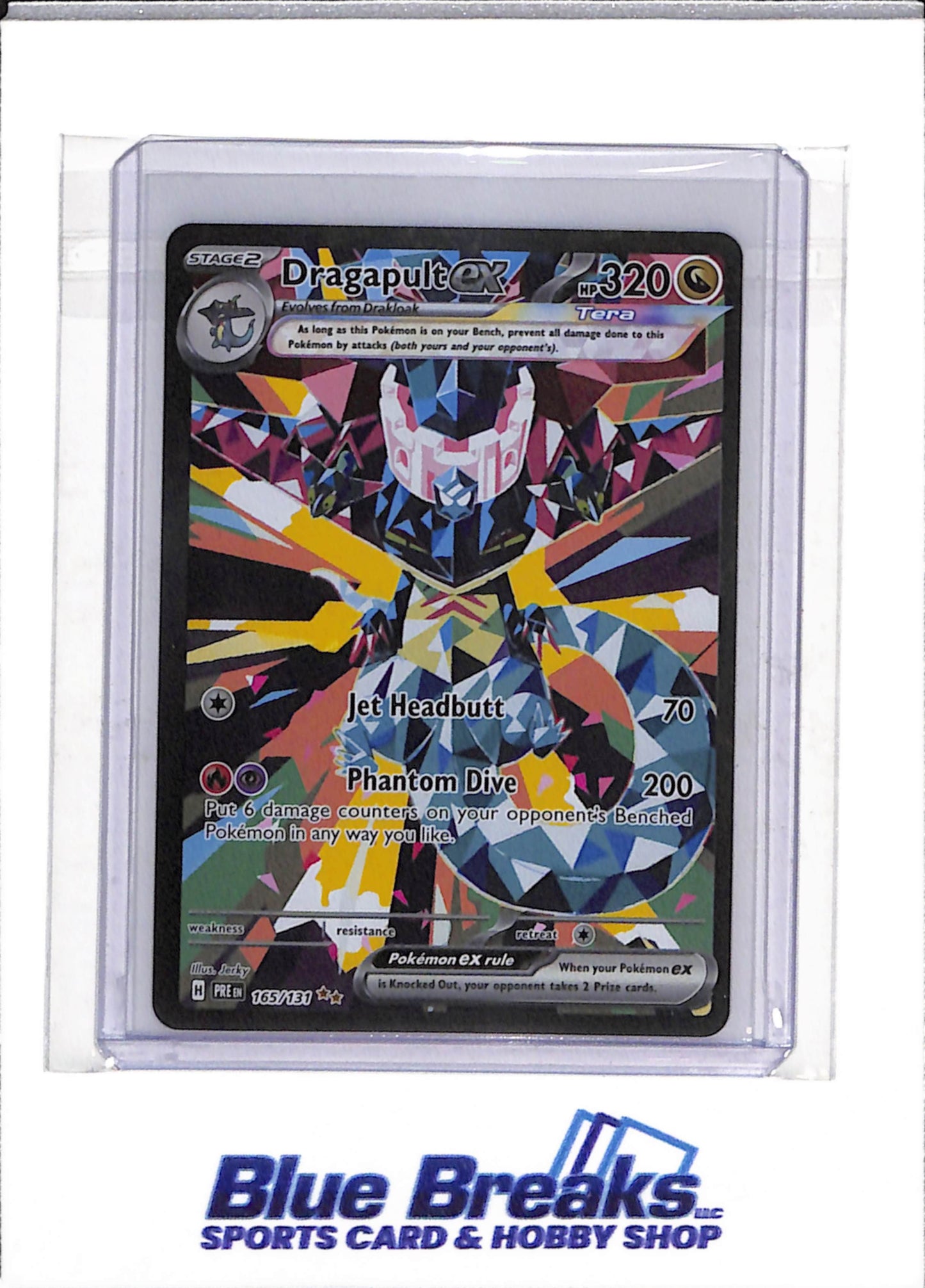 2025 Pokemon - Prismatic Evolutions - Special Illustration Foil - Dragapult ex - #165/131 - drop