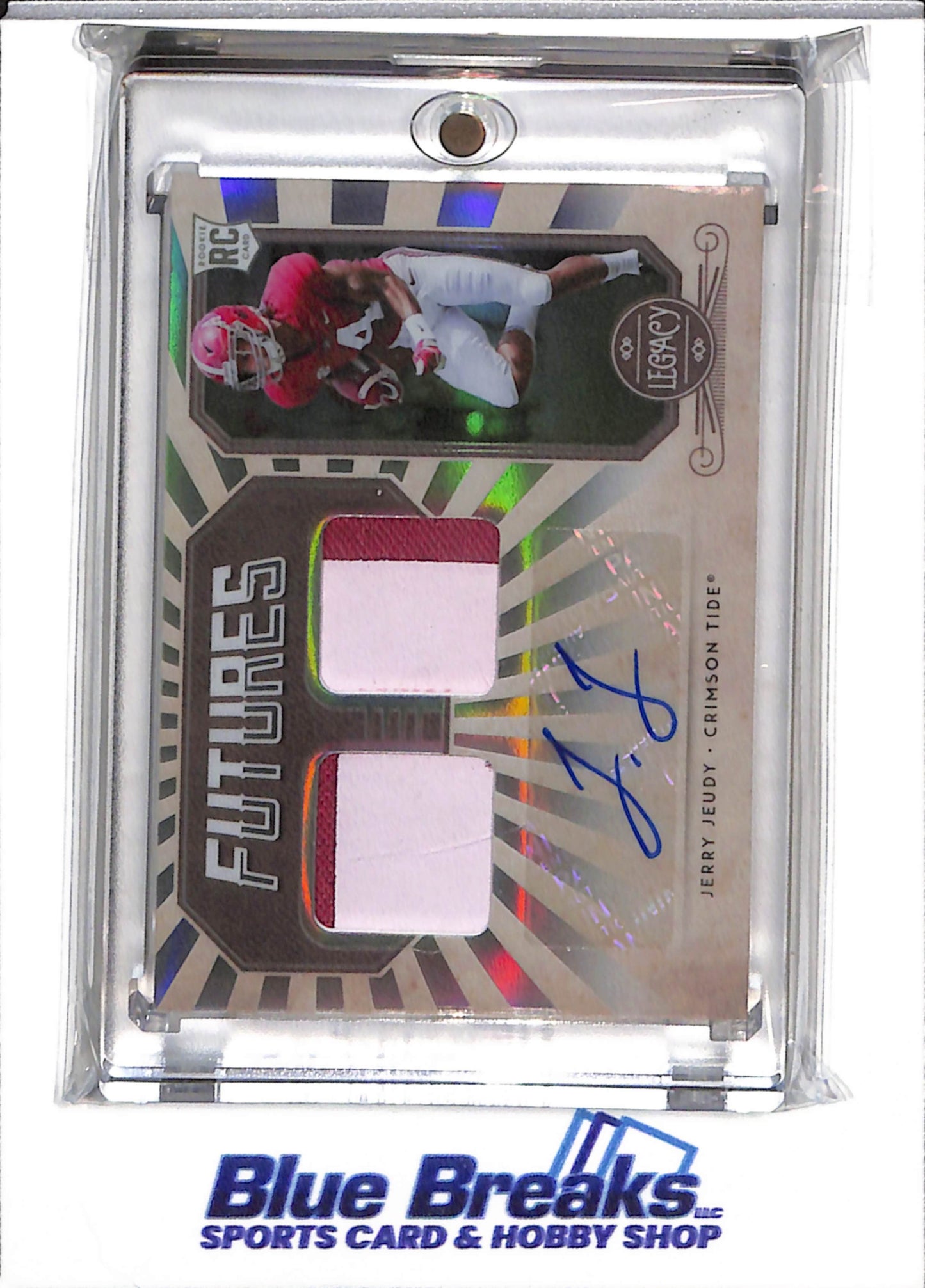 2020 Panini - Legacy - Futures - Rookie Card - Auto Relic - Jerry Jeudy - 66/75 - #FD-JJ - Football - Crimson Tide - drop