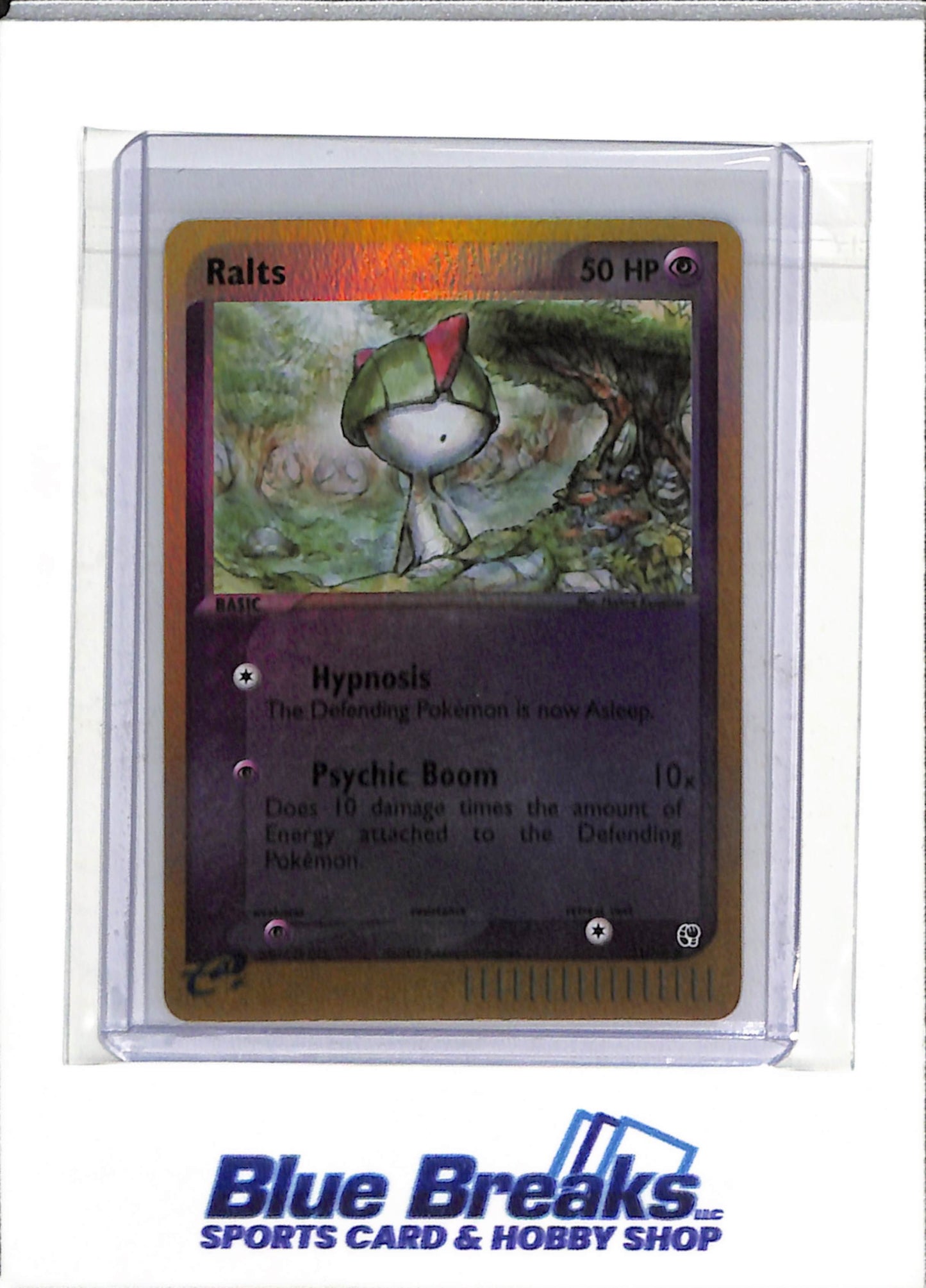 2003 Pokemon - Sandstorm - Foil - Ralts - #74/100 - drop