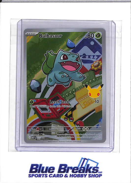 2026 Pokemon - Mega Evolution - Black Star Promo - Holo - 30th Anniversary - Bulbasaur - #037 - drop