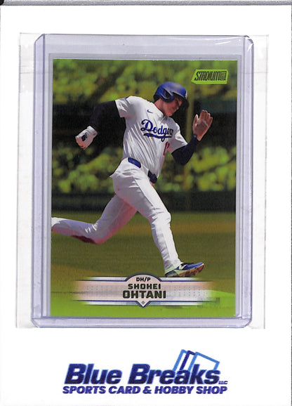 2025 Topps - Stadium Club - Green - Shohei Ohtani - #58 - Baseball - Dodgers - drop
