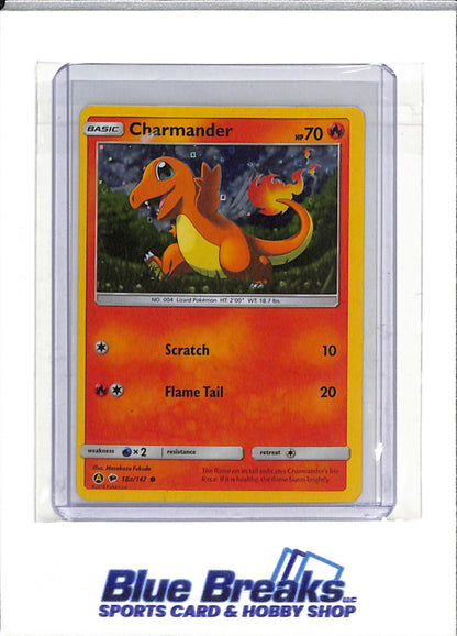 2018 Pokemon - Burning Shadows - Holo - Charmander - #18a/147 - drop