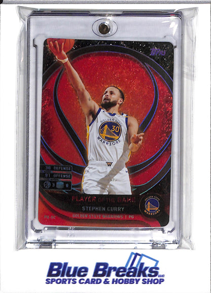 2025 Topps - Player of the Game - Match Attax - Foil - Stephen Curry - #PG-SC - Basketball - Warriors - drop