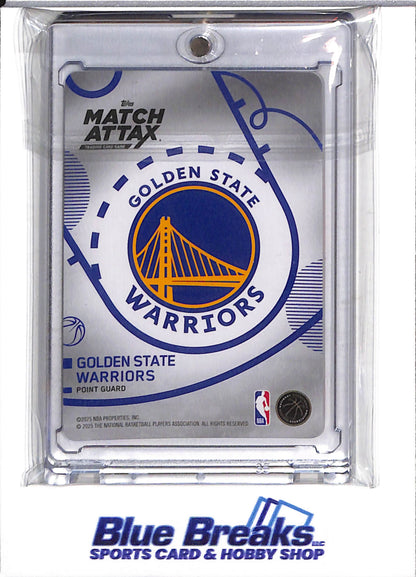 2025 Topps - Player of the Game - Match Attax - Foil - Stephen Curry - #PG-SC - Basketball - Warriors - drop