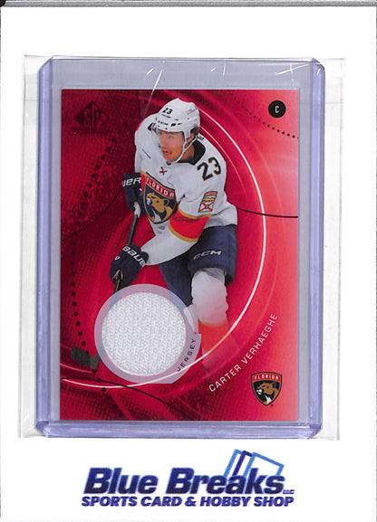 2025-26 Upper Deck - Red Relic - Carter Verhaeghe - #150 - Ice Hockey - Panthers - drop