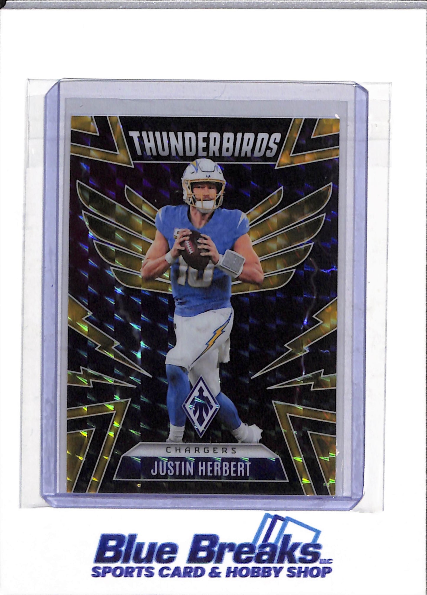 2025 Panini - Phoenix - Thunderbirds - Geometric - Justin Herbert - 144/149 - #29 - Football - Chargers - drop