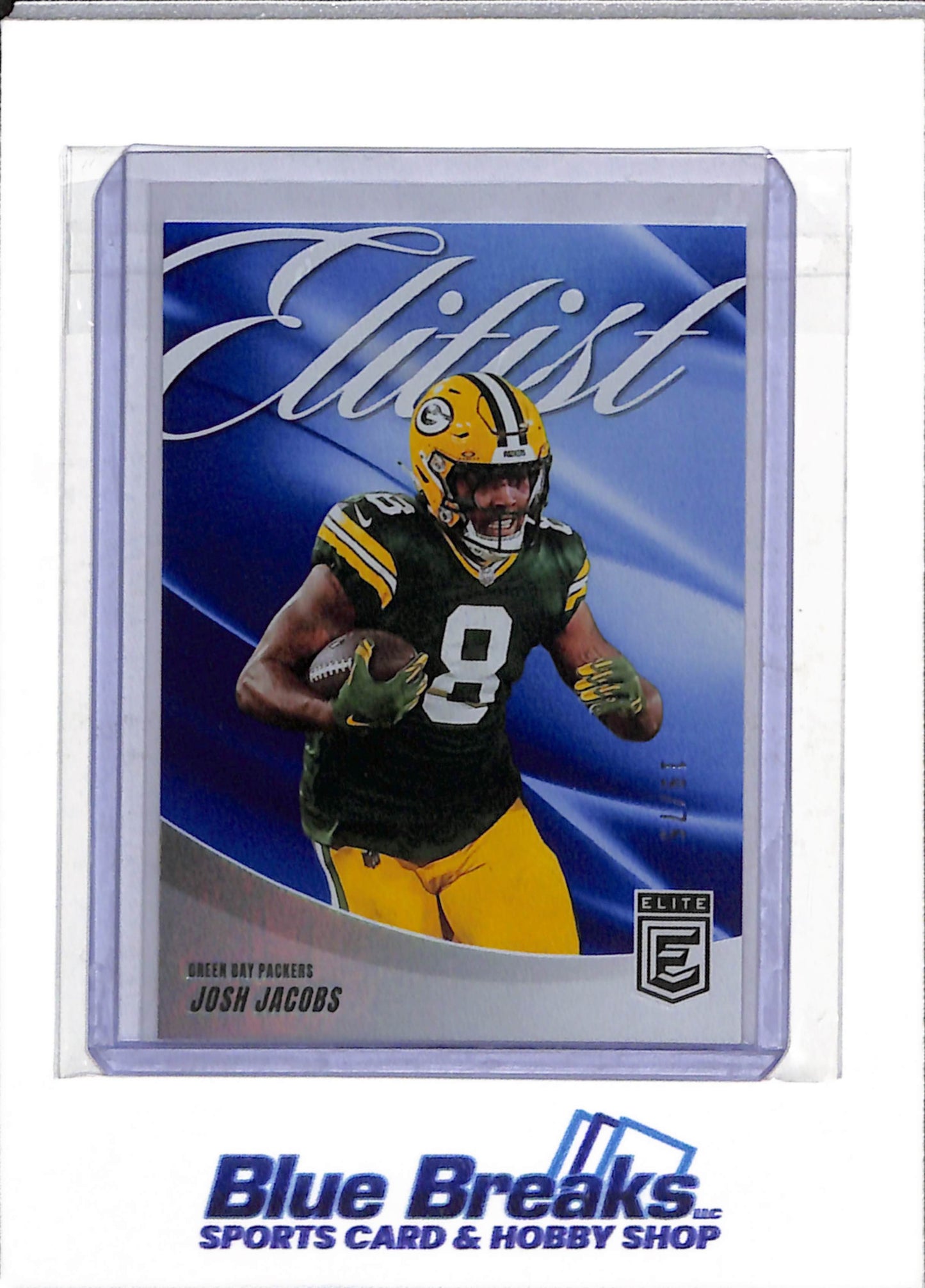 2025 Panini - Donruss - Elitist - Josh Jacobs - 19/75 - #6 - Football - Packers - drop