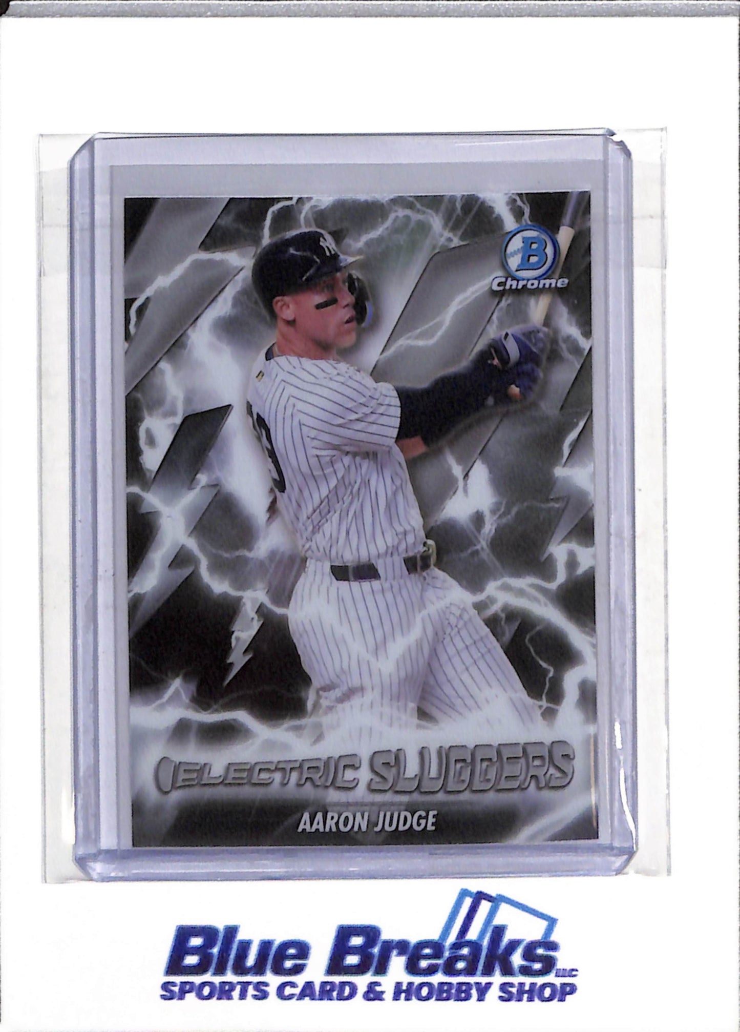 2026 Topps - Bowman Chrome - Electric Sluggers - Aaron Judge - #ES-15 - Baseball - Yankees - drop