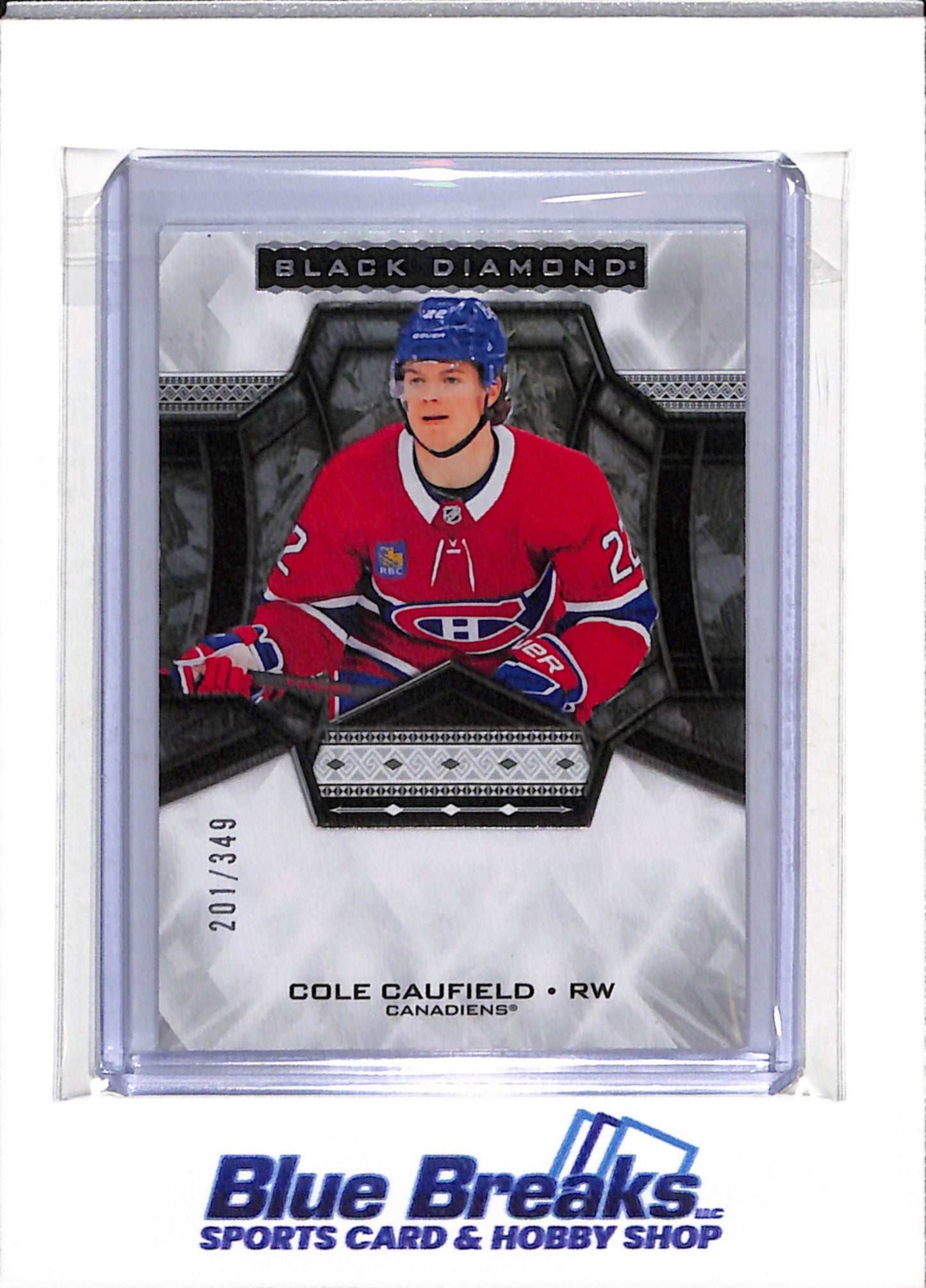 2024-25 Upper Deck - Black Diamond - Cole Caufield - 201/349 - #BDB-CC - Ice Hockey - Canadiens - drop