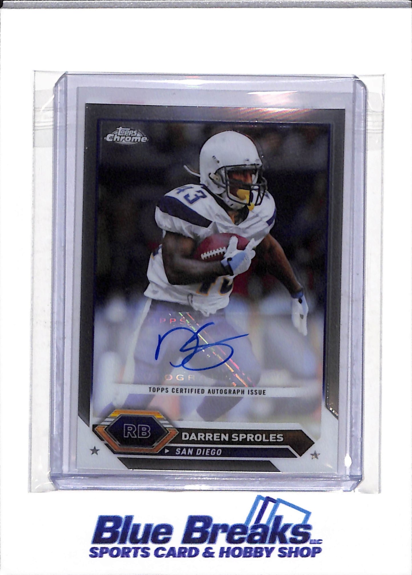 2024 Topps - Chrome Composite - Auto - Darren Sproles - #TCA-DS - Football - Chargers - drop