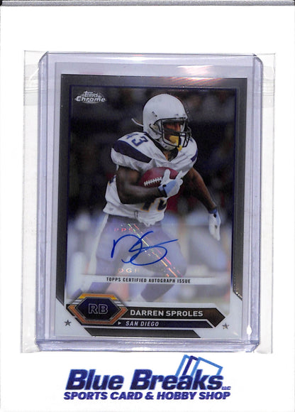 2024 Topps - Chrome Composite - Auto - Darren Sproles - #TCA-DS - Football - Chargers - drop