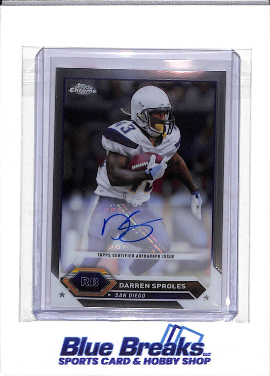 2024 Topps - Chrome Composite - Auto - Darren Sproles - #TCA-DS - Football - Chargers - drop