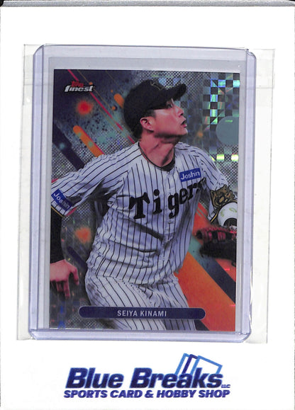 2025 Topps - Finest - X Fractor - Seiya Kinami - #20 - Baseball - Tigers - drop