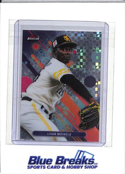 2025 Topps - Finest - X Fractor - Livan Moinelo - #72 - Baseball - Hawks - drop