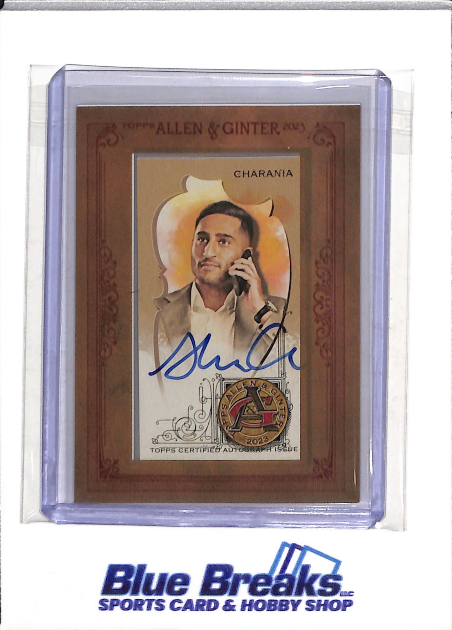 2023 Topps - Allen & Ginter - Shams Charania - #MA-SC - Basketball - Insider - drop