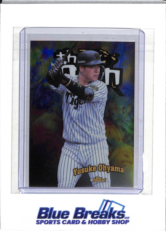 2025 Topps - Finest - The Man - Oil Spill - Yusuke Ohyama - #TM-6 - Baseball - Tigers - drop