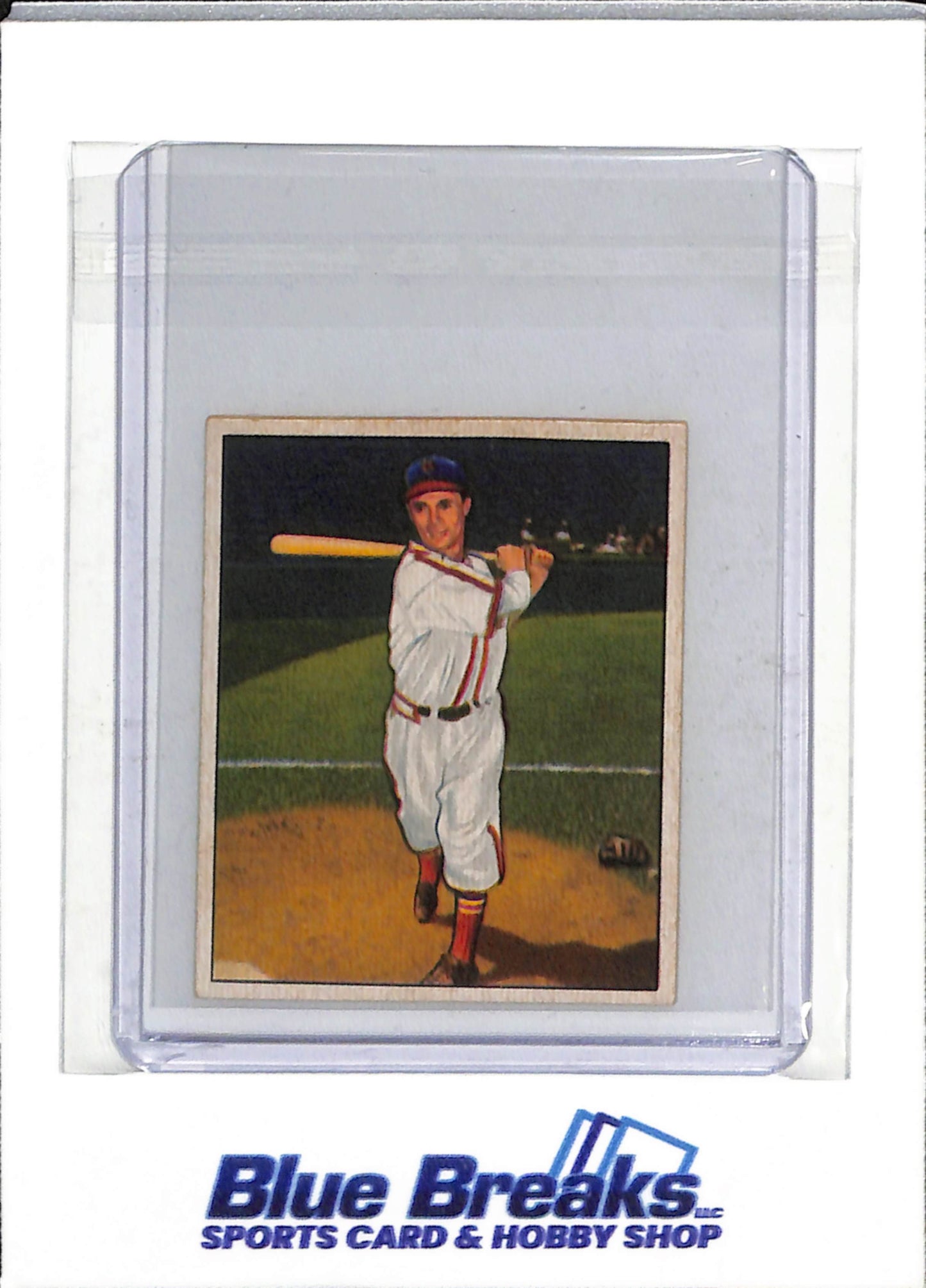 1950 - Bowman - Picture Card - Collectors Club - Charles Diering - #179 - Baseball - Cardinals - drop