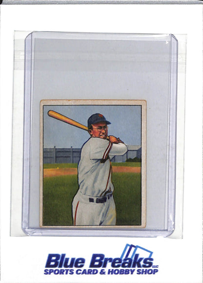 1950 Bowman - Picture Card - Collectors Club - Bill Rigney - #117 - Baseball - Giants - drop