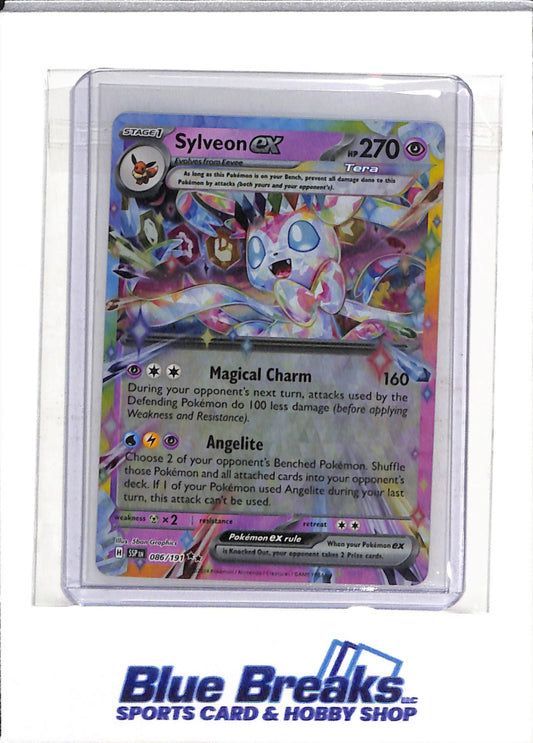 2024 Pokemon - Surging Sparks - Illustration Rare Foil - Sylveon ex - #086/191 - drop