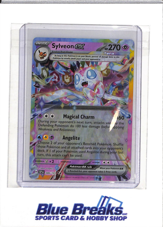 2024 Pokemon - Surging Sparks - Illustration Rare Foil - Sylveon ex - #086/191 - drop