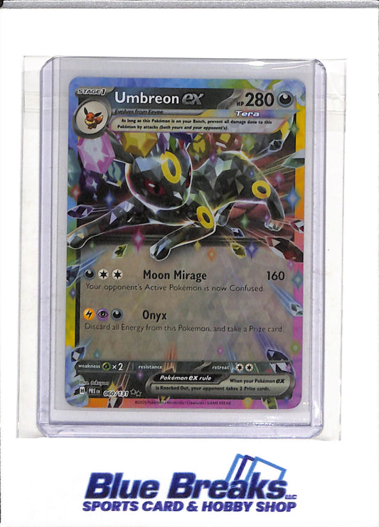 2025 Pokemon - Prismatic Evolution - Special Illustration Foil - Umbreon ex - #060/131 - drop