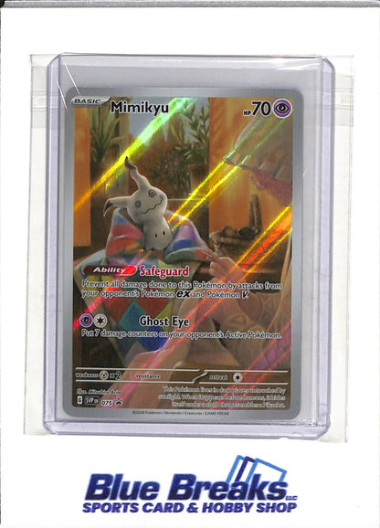 2024 Pokemon - Brack Star Promo - Scarlet & Violet - Illustration Holo - Mimikyu - #075 - drop