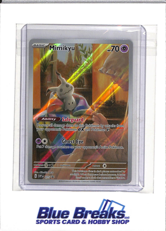 2024 Pokemon - Brack Star Promo - Scarlet & Violet - Illustration Holo - Mimikyu - #075 - drop