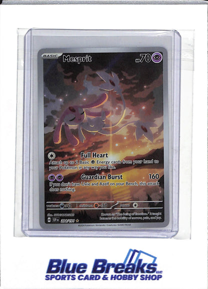 2024 Pokemon - Surging Sparks - Illustration Holo - Mesprit - #204/191 - drop