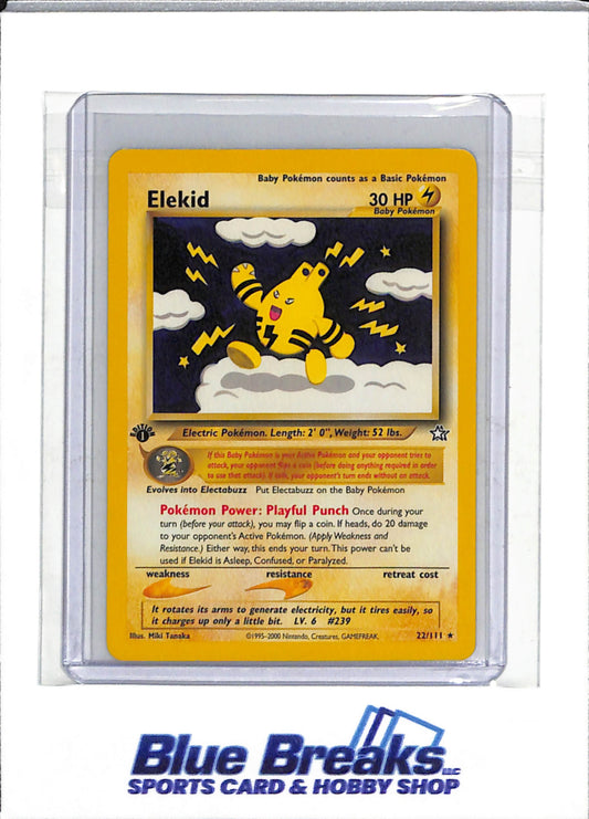 1995-2000 Pokemon - Neo Genesis - Elekid - #22/111 - drop