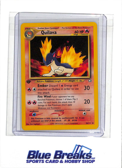 1995-2000 Pokemon - Neo Genesis - Quilava - #46/111 - drop