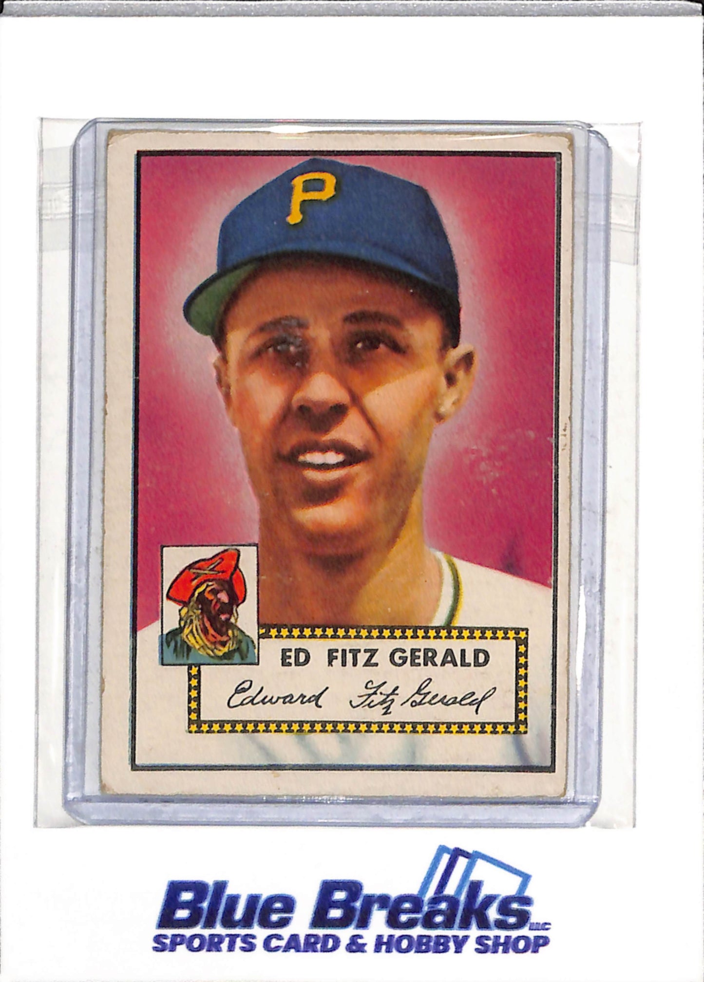 1952 Topps - Ed Fitz Gerald - #236 - Baseball - Pirates - drop