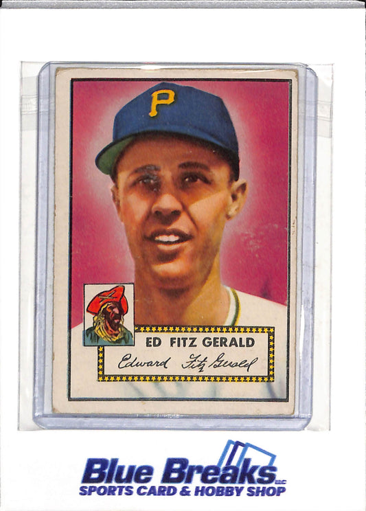 1952 Topps - Ed Fitz Gerald - #236 - Baseball - Pirates - drop