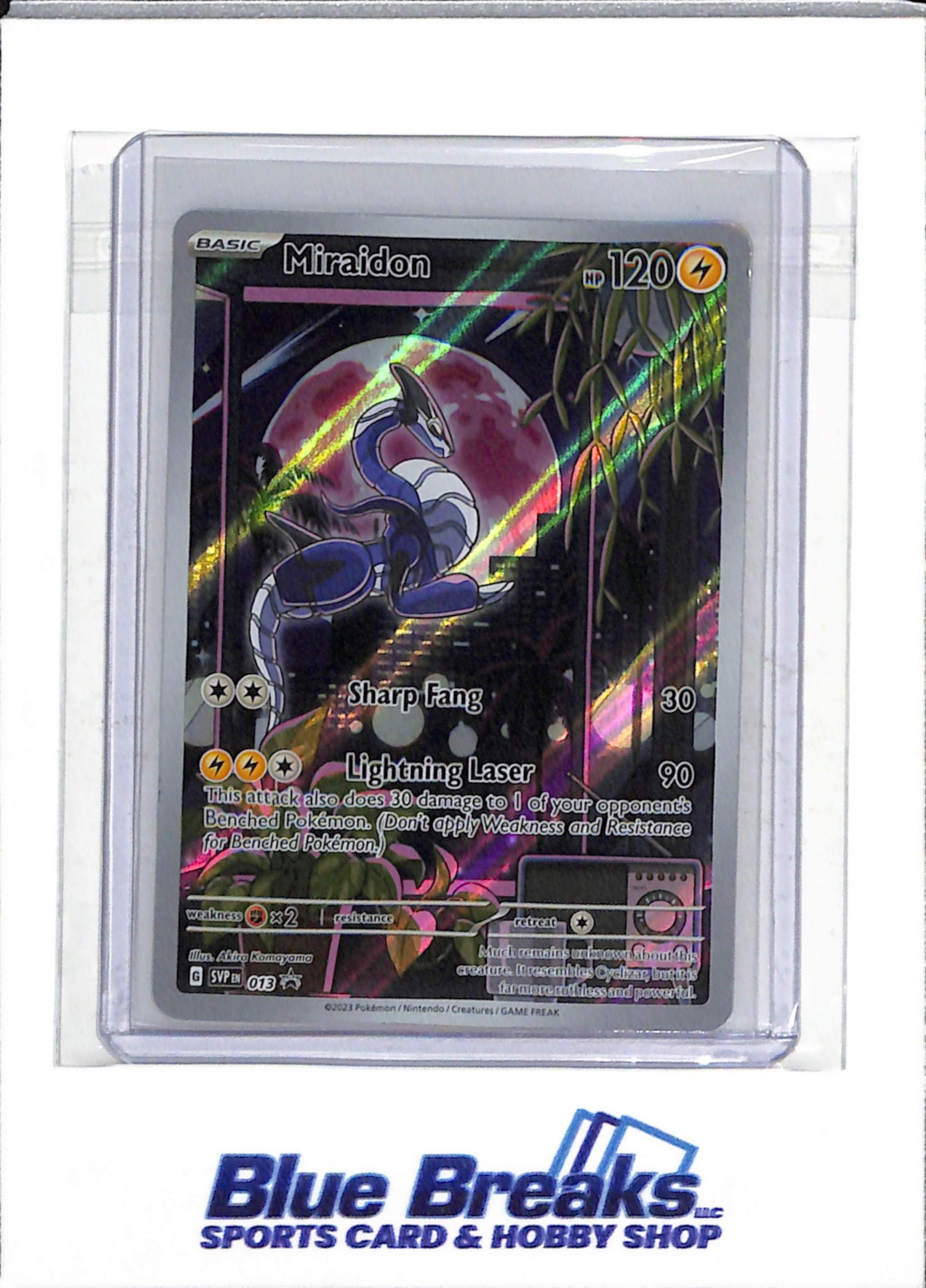 2023 Pokemon - Black Star Promo - Scarlet & Violet - Miraidon - #013 - drop