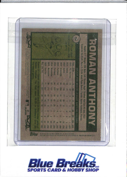 2026 Topps - All-Star Rookie - Heritage - Roman Anthony - #86 - Baseball - Red Sox - drop
