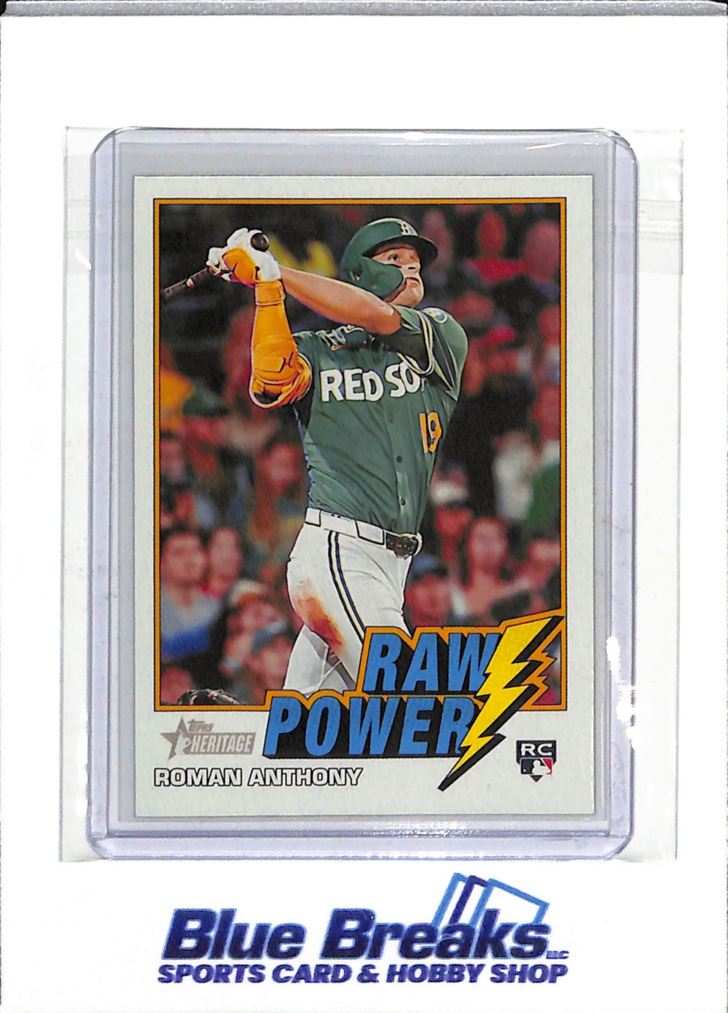 2026 Topps - Heritage - Rookie Card - Raw Power - Roman Anthony - #RP-RA - Baseball - Red Sox - drop