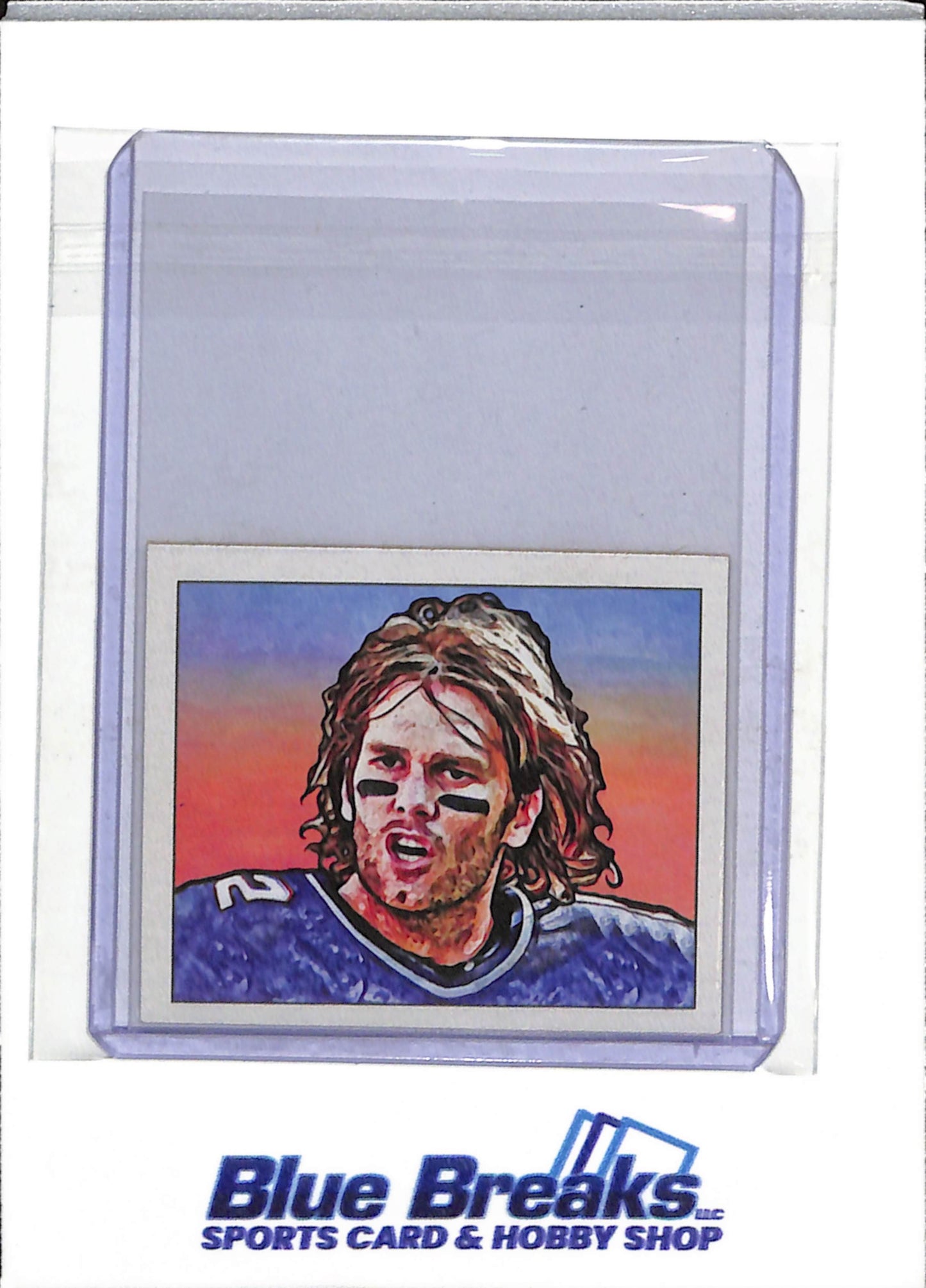 2011 Topps - Picture Cards - Tom Brady - #110 - Football - Patriots - drop