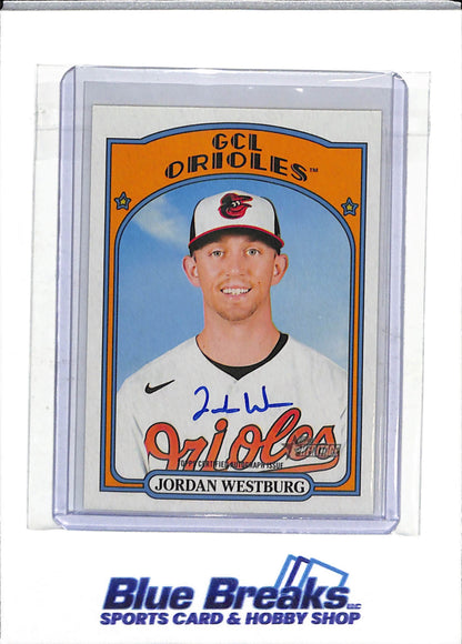 2021 Topps - Heritage - Auto - Jordan Westburg - #ROA-JWE - Baseball - Orioles - drop