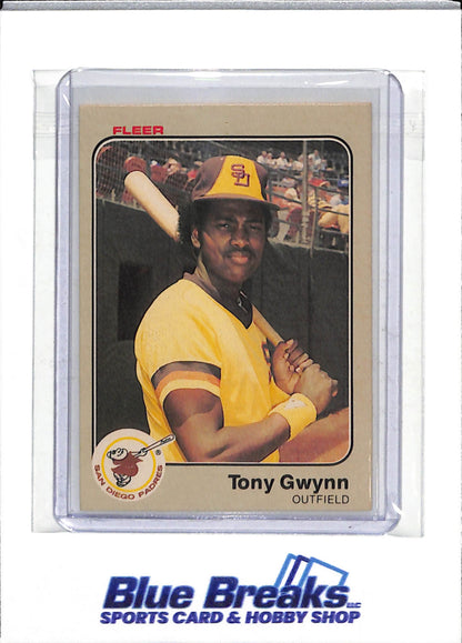 1983 Fleer - Tony Gwynn - #360 - Baseball - Padres - drop