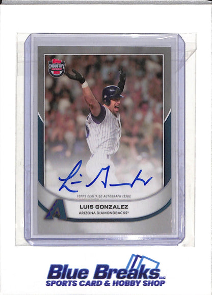 2026 Topps - Industry Conference - Auto - Luis Gonzalez - #ICLG - Baseball - Diamondbacks - drop