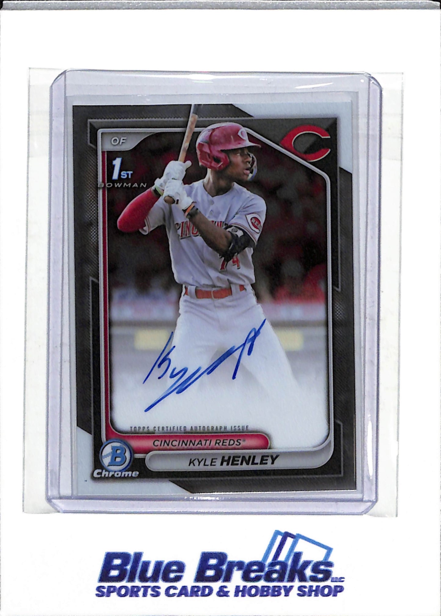 2024 Topps - Bowman Chrome - Refractor - Kyle Henley - #CPA-KHY - Baseball - Reds - drop