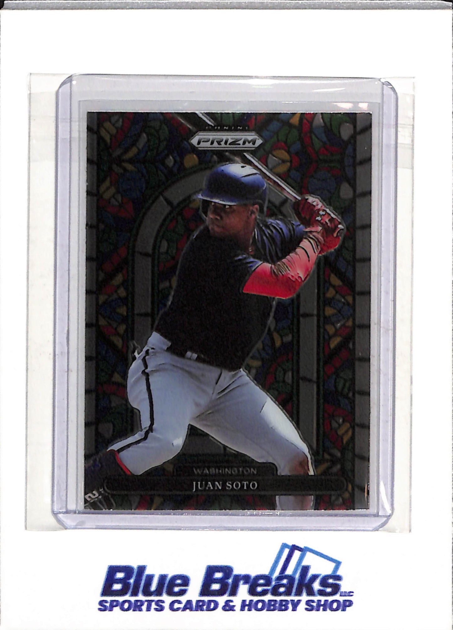 2022 Panini - Prizm - Stained Glass - Juan Soto - #SG-2 - Baseball - Nationals - drop