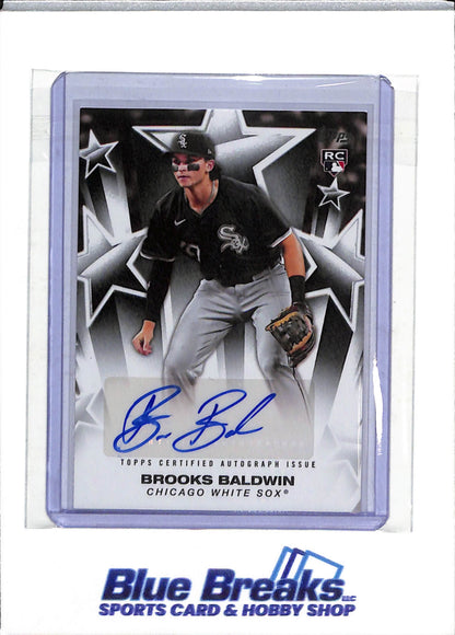 2025 Topps - Rookie Card - Autograph Issue - Rookie Card - Brooks Baldwin - #BSA-BBN - Baseball - White Sox - drop