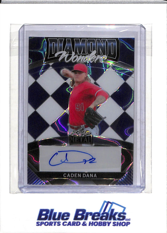 2024 Leaf - Metal - Diamond Wonders - Auto - Caden Dana - 5/15 - #DW-CD1 - Baseball - Angels