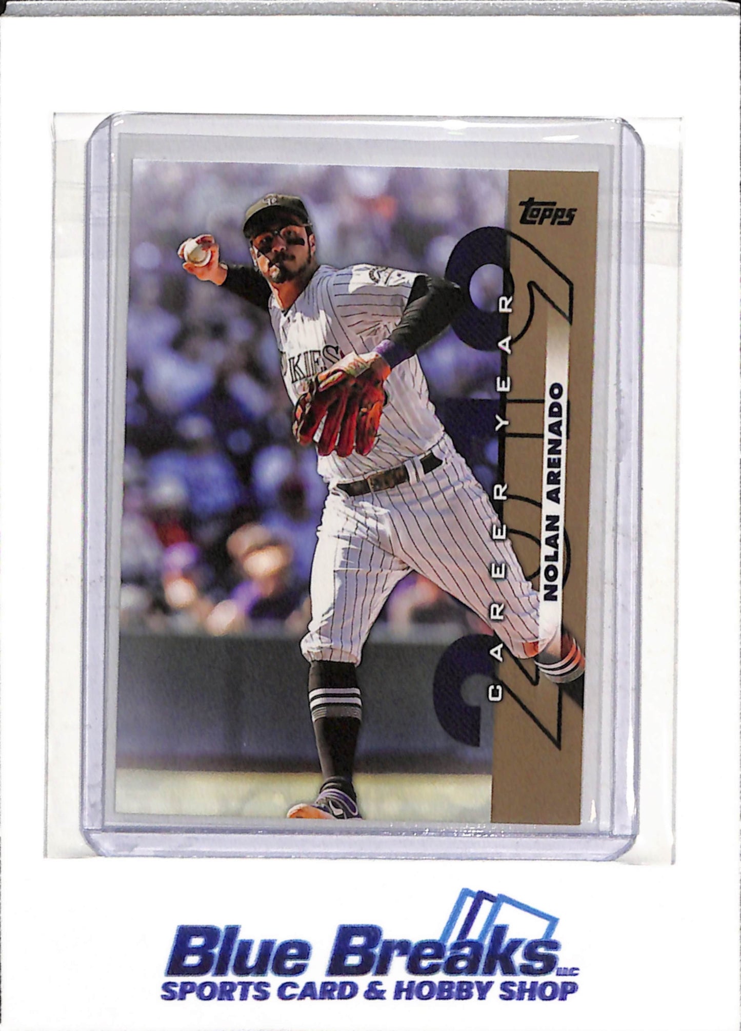2022 Topps - Career Year - Nolan Arenado - 20/25 - #CY-13 - Baseball - Rockies - drop