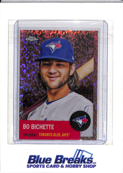 2022 Topps - Chrome - Rose Gold Flake - Bo Bichette - 44/75 - #426 - Baseball - Blue Jay's - drop