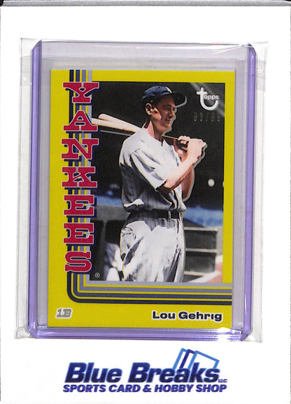 2024 Topps - Brooklyn Collection - Lou Gehrig - 93/99 - #6 - Baseball - Yankees - drop