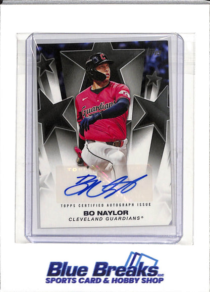 2025 Topps - Baseball Stars - Auto - Bo Naylor - #BSA2-BN - Baseball - Guardians - drop
